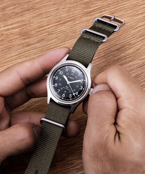 TIMEX（タイメックス）の「TIMEX/タイメックス Military 腕時計 TX-TW2Y07900 ユニセックス（アナログ腕時計・レディース・ブラック・FREE）」の3枚目の写真