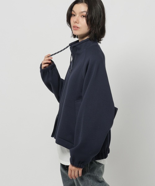 niko and...(ニコアンド)の「ボンディングWジップブルゾン(ブルゾン・レディース・ネイビー/アイボリー/ライトグレー・LONG/MEDIUM)」の11枚目の写真