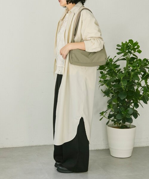 ear PAPILLONNER(イアパピヨネ)の「リングショルダーバッグ《撥水/260g》(ショルダーバッグ・レディース・カーキ/ブラック・FREE)」の19枚目の写真