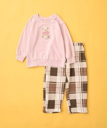 tutuanna（チュチュアンナ）の「[キッズ]温度調整 裏毛くまサガラ刺繍長袖パジャマ（ルームウェア/パジャマ）」