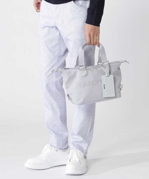 PEARLY GATES(パーリーゲイツ)の「【PEARLY GATES】THE GOLF BAG-カートBAG-(トートバッグ・レディース・グレー/ネイビー/ホワイト・FREE)」の16枚目の写真