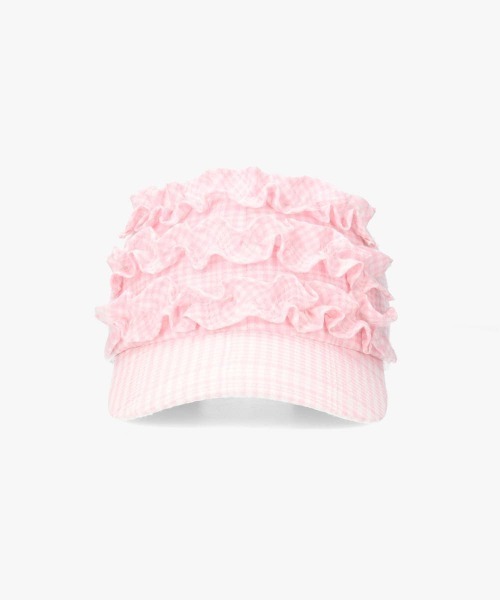 kaorinomori（カオリノモリ）の「kaorinomori  メレキャップ / カオリノモリ（キャップ・レディース・ホワイト/ピンク/ライトブルー・FREE）」の7枚目の写真