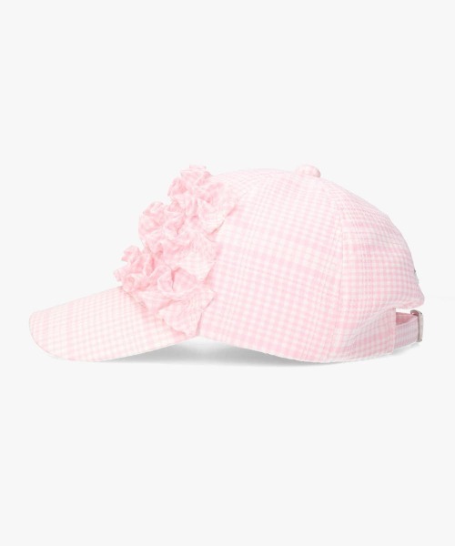 kaorinomori（カオリノモリ）の「kaorinomori  メレキャップ / カオリノモリ（キャップ・レディース・ホワイト/ピンク/ライトブルー・FREE）」の8枚目の写真