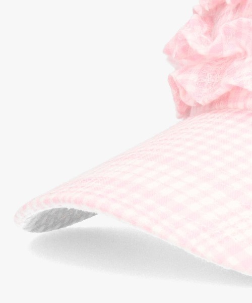 kaorinomori（カオリノモリ）の「kaorinomori  メレキャップ / カオリノモリ（キャップ・レディース・ホワイト/ピンク/ライトブルー・FREE）」の11枚目の写真