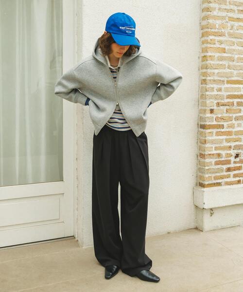 URBAN RESEARCH Sonny Label(アーバンリサーチサニーレーベル)の「ダンボールZIPコクーンフーディー(パーカー・レディース・ライトグレー/ネイビー/チャコールグレー・FREE)」の13枚目の写真