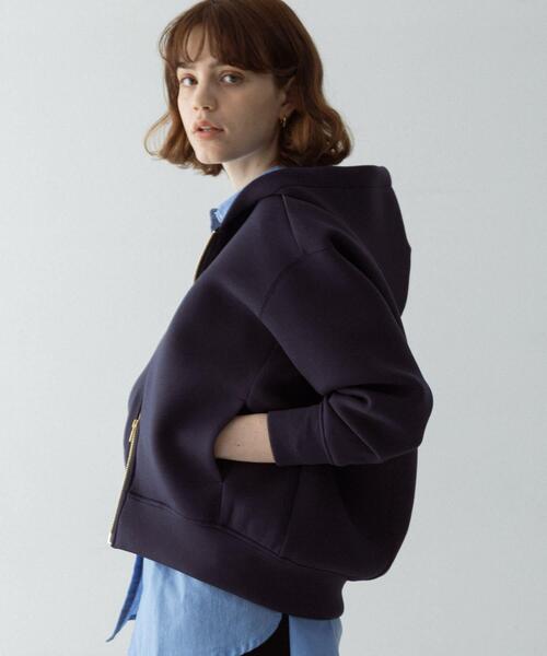 URBAN RESEARCH Sonny Label(アーバンリサーチサニーレーベル)の「ダンボールZIPコクーンフーディー(パーカー・レディース・ライトグレー/ネイビー/チャコールグレー・FREE)」の4枚目の写真