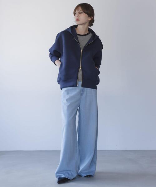 URBAN RESEARCH Sonny Label(アーバンリサーチサニーレーベル)の「ダンボールZIPコクーンフーディー(パーカー・レディース・ライトグレー/ネイビー/チャコールグレー・FREE)」の9枚目の写真