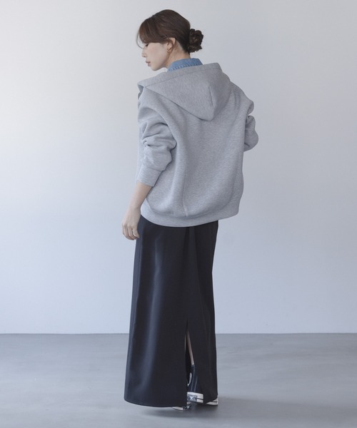 URBAN RESEARCH Sonny Label（アーバンリサーチサニーレーベル）の「『ZOZO先行予約』ダンボールZIPコクーンフーディ-（パーカー・レディース・ライトグレー/ネイビー/チャコールグレー・FREE）」の10枚目の写真