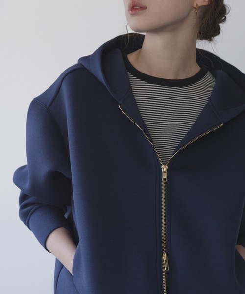 URBAN RESEARCH Sonny Label（アーバンリサーチサニーレーベル）の「『ZOZO先行予約』ダンボールZIPコクーンフーディ-（パーカー・レディース・ライトグレー/ネイビー/チャコールグレー・FREE）」の11枚目の写真