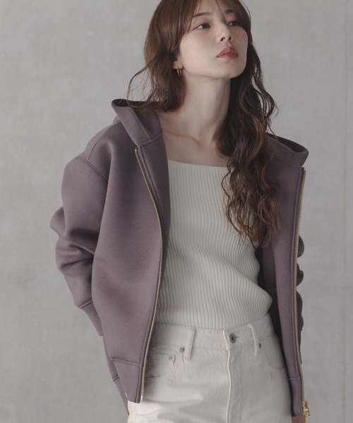 URBAN RESEARCH Sonny Label（アーバンリサーチサニーレーベル）の「『ZOZO先行予約』ダンボールZIPコクーンフーディ-（パーカー・レディース・ライトグレー/ネイビー/チャコールグレー・FREE）」の19枚目の写真