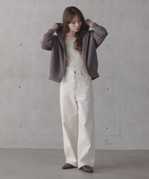 URBAN RESEARCH Sonny Label（アーバンリサーチサニーレーベル）の「『ZOZO先行予約』ダンボールZIPコクーンフーディ-（パーカー・レディース・ライトグレー/ネイビー/チャコールグレー・FREE）」の22枚目の写真