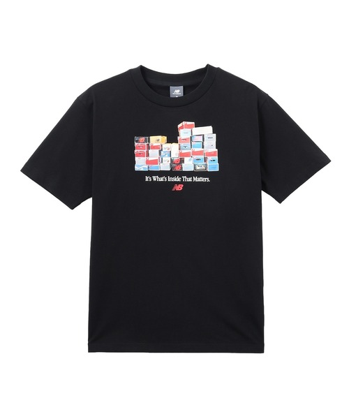 セール】NEW BALANCE box t-shirt MT61H0DX（Tシャツ/カットソー