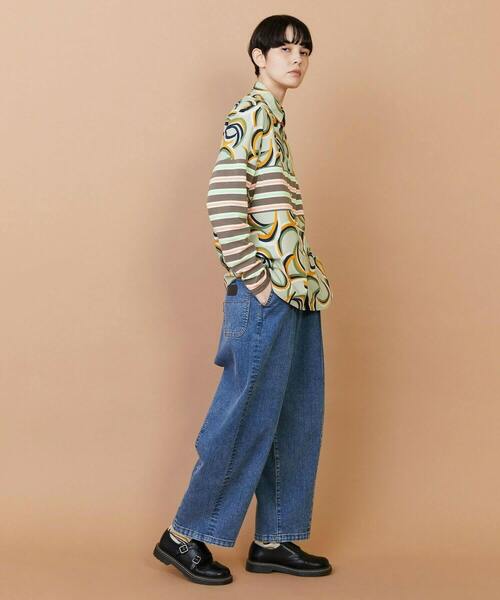 FRAPBOIS（フラボア）の「モーメントデニム2 パンツ（その他パンツ・レディース・ブルー・0/1/2/3）」の2枚目の写真