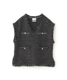 S.ESSENTIALS（エスエッセンシャルズ）の「ツイードニットベスト（ベスト）」
