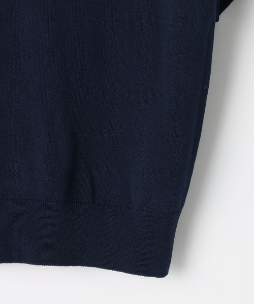 3.3 Field Trip (3.3フィールドトリップ)の「3.3 Field Trip/カラーレイヤード半袖ニット(ニット/セーター・レディース・グレー/ブルー/ネイビー・FREE)」の22枚目の写真