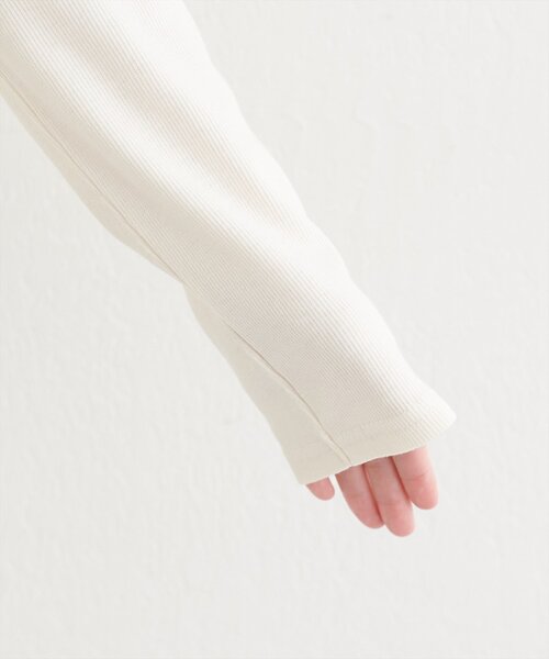 natural couture(ナチュラルクチュール)の「バルーンリブプルオーバー(Tシャツ/カットソー・レディース・ブラック/サックスブルー/ネイビー/オフホワイト・FREE)」の21枚目の写真