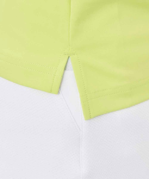 FILA GOLF(フィラゴルフ )の「モックネックシャツ(Tシャツ/カットソー・レディース・ライトピンク/ホワイト/ブラック/ライトグリーン・MEDIUM/LARGE/SMALL)」の5枚目の写真