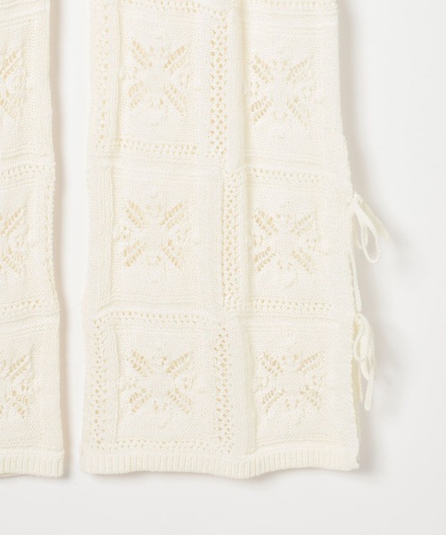 LEPSIM(レプシィム)の「5ゲージクロシェライクニットパンツ 638740(その他パンツ・レディース・オフホワイト/ブラック・FREE)」の13枚目の写真