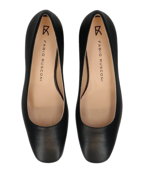 FABIO RUSCONI（ファビオルスコーニ）の「【FABIO RUSCONI】スクエアトウチャンキーヒールパンプス(F61140)（パンプス・レディース・ホワイト系その他/ブラック・38/37/36/35/39）」の6枚目の写真