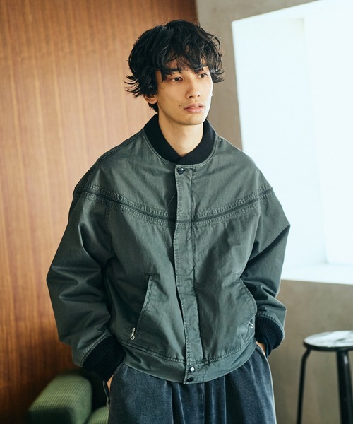 TOWNCRAFT / タウンクラフト PIGMENT DYE DERBY JACKET ピグメント加工