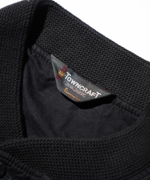 TOWNCRAFT(タウンクラフト)の「TOWNCRAFT / タウンクラフト PIGMENT DYE DERBY JACKET ピグメント加工 ダービージャケット(ブルゾン・メンズ・ブラック/グレー/オリーブ・LARGE/MEDIUM)」の13枚目の写真