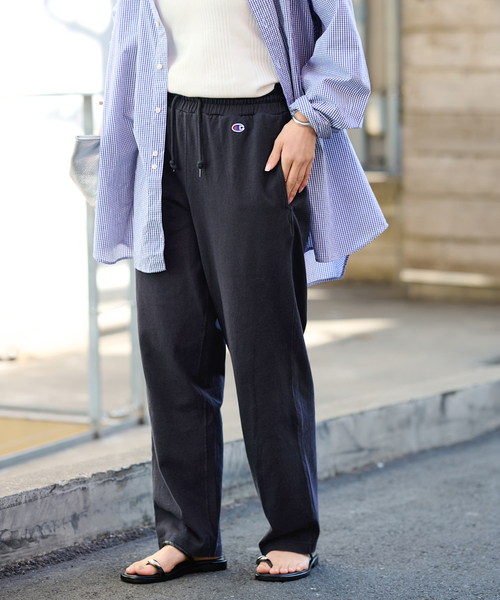 FRAMeWORK（フレームワーク）の「CHAMPION/チャンピオン 別注JERSEY EASYパンツ（スウェットパンツ・レディース・ブラック/ベージュ/キャメル・FREE）」の6枚目の写真