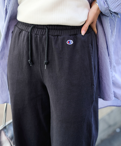 FRAMeWORK（フレームワーク）の「CHAMPION/チャンピオン 別注JERSEY EASYパンツ（スウェットパンツ・レディース・ブラック/ベージュ/キャメル・FREE）」の9枚目の写真