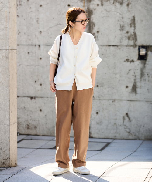 FRAMeWORK（フレームワーク）の「CHAMPION/チャンピオン 別注JERSEY EASYパンツ（スウェットパンツ・レディース・ブラック/ベージュ/キャメル・FREE）」の11枚目の写真