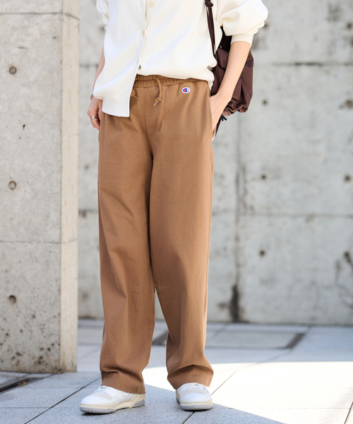 FRAMeWORK（フレームワーク）の「CHAMPION/チャンピオン 別注JERSEY EASYパンツ（スウェットパンツ・レディース・ブラック/ベージュ/キャメル・FREE）」の13枚目の写真