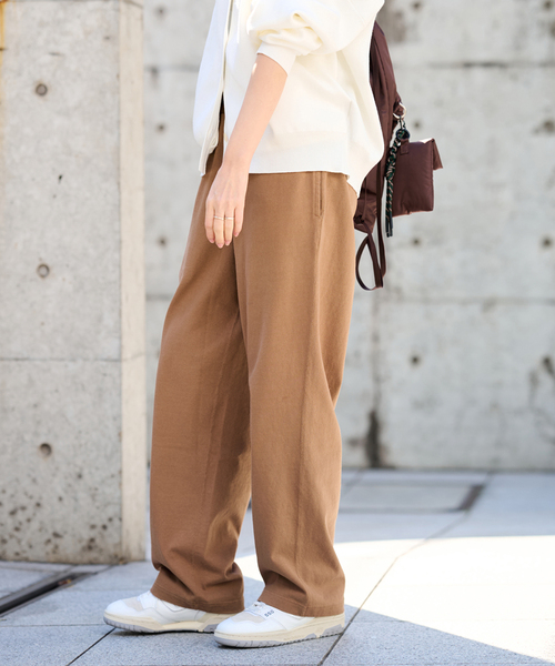 FRAMeWORK（フレームワーク）の「CHAMPION/チャンピオン 別注JERSEY EASYパンツ（スウェットパンツ・レディース・ブラック/ベージュ/キャメル・FREE）」の14枚目の写真