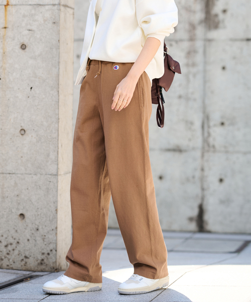 FRAMeWORK（フレームワーク）の「CHAMPION/チャンピオン 別注JERSEY EASYパンツ（スウェットパンツ・レディース・ブラック/ベージュ/キャメル・FREE）」の15枚目の写真