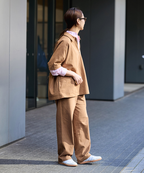 FRAMeWORK（フレームワーク）の「CHAMPION/チャンピオン 別注JERSEY EASYパンツ（スウェットパンツ・レディース・ブラック/ベージュ/キャメル・FREE）」の19枚目の写真