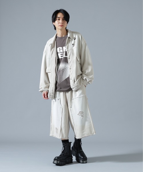 DANKE SCHON(ダンケシェーン)の「DankeSchon/ダンケシェーン/SULFUR SWEAT 2ND JACKET(デニムジャケット・メンズ・ブラック/ホワイト・L/M/S)」の10枚目の写真