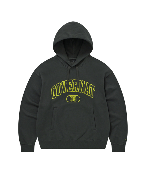 COVERNAT(カバーナット)の「アーチロゴフードパーカー チャコール(パーカー・レディース・その他・MEDIUM/LARGE/X-LARGE/XX-LARGE/SMALL)」の1枚目の写真