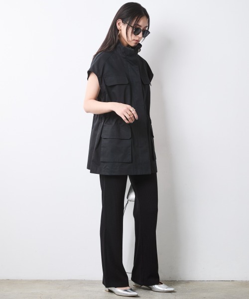 CHIC STYLE(シックスタイル)の「アウトポケットベスト<大きいサイズ有>シックスタイル(その他アウター・レディース・ベージュ/ブラック・4L/5L/M/L/LL/3L)」の15枚目の写真