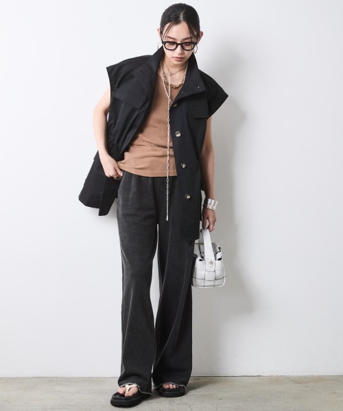 CHIC STYLE(シックスタイル)の「アウトポケットベスト<大きいサイズ有>シックスタイル(その他アウター・レディース・ベージュ/ブラック・4L/5L/M/L/LL/3L)」の18枚目の写真