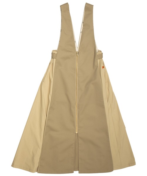 UNIVERSAL OVERALL（ユニバーサルオーバーオール）の「MIX JUMPER SK/ジャンパースカート（ジャンパースカート・レディース・ブラック/ベージュ・F）」の12枚目の写真