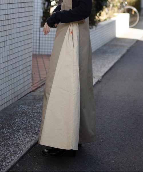 UNIVERSAL OVERALL（ユニバーサルオーバーオール）の「MIX JUMPER SK/ジャンパースカート（ジャンパースカート・レディース・ブラック/ベージュ・F）」の18枚目の写真
