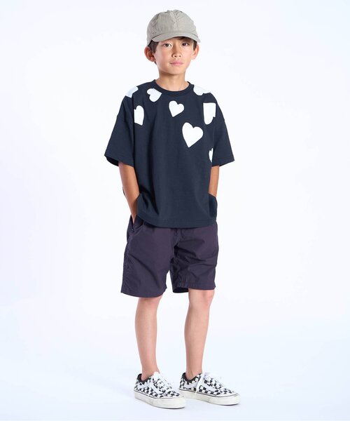 F.O.KIDS（エフオーキッズ）の「BRUH UPPER SIDE PRINT　Tee（Tシャツ/カットソー・キッズ・ブラック/オフホワイト・110/100/160/150/140/130/120）」の7枚目の写真