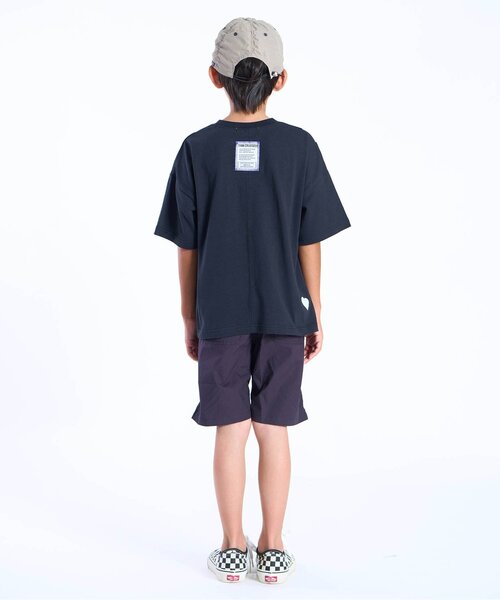 F.O.KIDS（エフオーキッズ）の「BRUH UPPER SIDE PRINT　Tee（Tシャツ/カットソー・キッズ・ブラック/オフホワイト・110/100/160/150/140/130/120）」の8枚目の写真