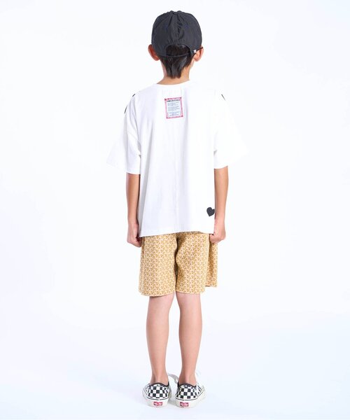 F.O.KIDS（エフオーキッズ）の「BRUH UPPER SIDE PRINT　Tee（Tシャツ/カットソー・キッズ・ブラック/オフホワイト・110/100/160/150/140/130/120）」の10枚目の写真