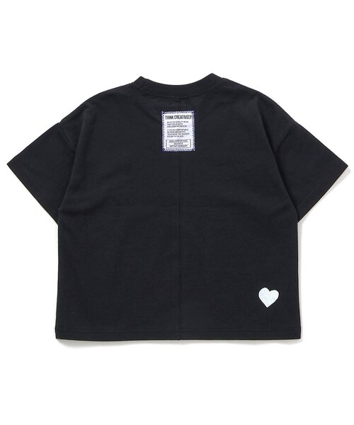 F.O.KIDS（エフオーキッズ）の「BRUH UPPER SIDE PRINT　Tee（Tシャツ/カットソー・キッズ・ブラック/オフホワイト・110/100/160/150/140/130/120）」の13枚目の写真