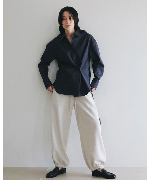 anuke(アンヌーク)の「Fleece Rough Pants(スラックス・レディース・ピンク/チャコールグレー/オートミール・38inch/36inch)」の8枚目の写真