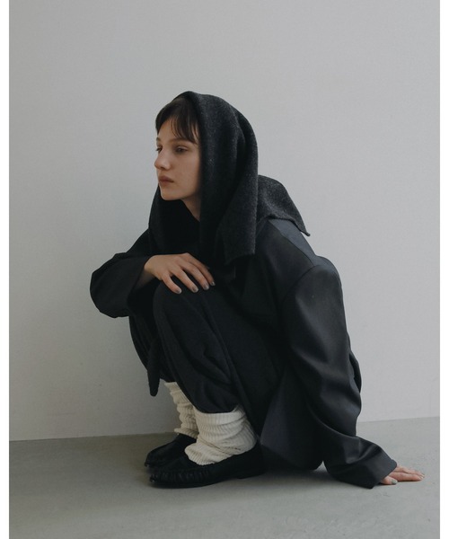 anuke(アンヌーク)の「Fleece Rough Pants(スラックス・レディース・ピンク/チャコールグレー/オートミール・38inch/36inch)」の5枚目の写真