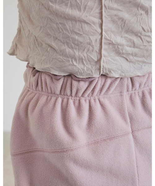 anuke(アンヌーク)の「Fleece Rough Pants(スラックス・レディース・ピンク/チャコールグレー/オートミール・38inch/36inch)」の14枚目の写真