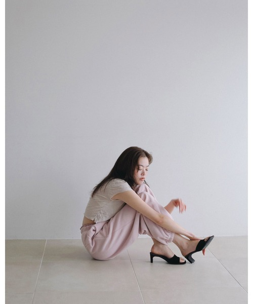 anuke(アンヌーク)の「Fleece Rough Pants(スラックス・レディース・ピンク/チャコールグレー/オートミール・38inch/36inch)」の18枚目の写真