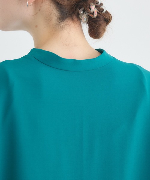 KATHARINE ROSS（キャサリンロス）の「【KATHARINE ROSS】【COOL】袖タックブラウス（シャツ/ブラウス・レディース・ベージュ/ブルー/チャコールグレー・FREE）」の8枚目の写真