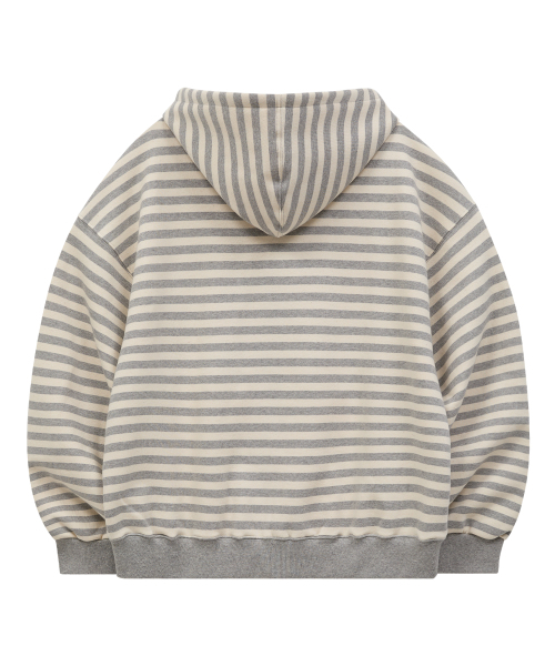 HOODHOOD(フッドフッド)の「エイリアン フードジップアップ ストライプ グレー(パーカー・レディース・その他・1/2)」の6枚目の写真