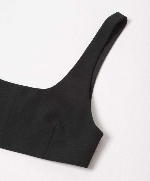 URBAN RESEARCH（アーバンリサーチ）の「new basic　HIGH TWIST WOOL BUSTIER（その他トップス・レディース・ブラック/チェック・FREE）」の8枚目の写真