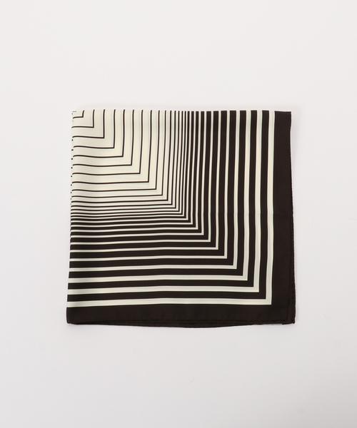 Deuxieme Classe（ドゥーズィエムクラス）の「*Geometric スカーフ（その他小物・レディース・ブラウン・FREE）」の7枚目の写真